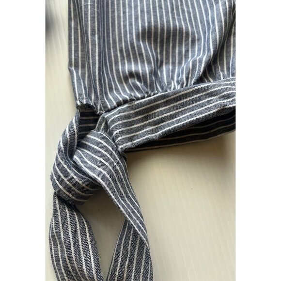 Nasty Gal Emory Park Cold Shoulder Top M Blue NWOT - Picture 3 of 11